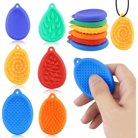 Fidget Toys Sensory Stone for Kids Adults, Quiet Fidget Sensory Toys Anxiety Relief Items Autism Sensory Products Stress Toys for Office Classroom Prizes Birthday Party Favors Stocking Stuffers Gifts Cover