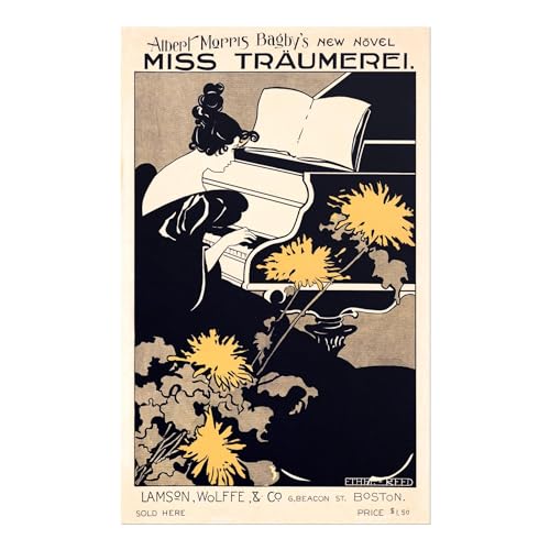 Impression d'art Giclée Miss Traumerei Ethel Reed, affiche déco vintage 30,5x45,7