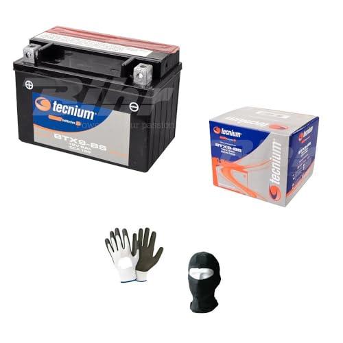 COMPATIBILE CON KAWASAKI 750 Z750 2009 BATTERIA TECNIUM YTX9-BS BATTERIE 8 AMPERE 12 VOLT PRONTE PER L’UTILIZZO SPECIFICA MOTO SCOOTER 150X87X105MM