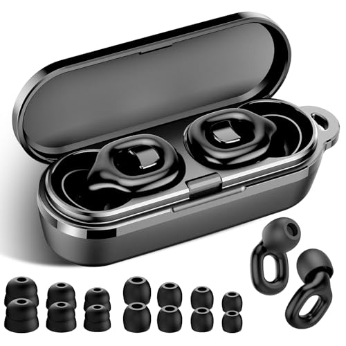 Tapones Oidos Ruido Dormir, 35db silicona suave que Cancelacion de Ruido, ideales para conciertos, Viajar, trabajo y concentración con 7 Reutilizable tapones oidos XS/S/M/L y Estuche
