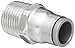 Legris 3805 60 18 Stainless Steel 316 Push-to-Connect Fitting, Inline Connector, 3/8" Tube OD x 3/8" NPT Male
