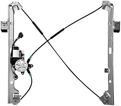 A-Premium Front Driver Side Power Window Regulator w/Motor Replacement for Chevrolet Silverado Tahoe GMC Yukon XL Sierra Escalade Pickup Truck SUV 2000-2006