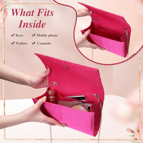 Image of UBORSE Lace Clutch Purses for Women Evening Bag Elegant Envelope Formal Crossbody Shoulder Bag