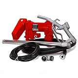 XtremepowerUS 12 Volt DC 20GPM Gasoline Fuel Transfer Pump Self-Priming Kerosene Extractor Pump with...