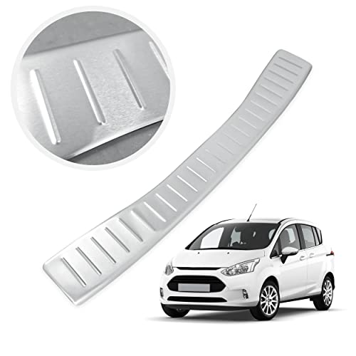 Protection de pare-chocs arrière anti-rayures Ford B-Max 2012-2017 en acier inoxydable brossé