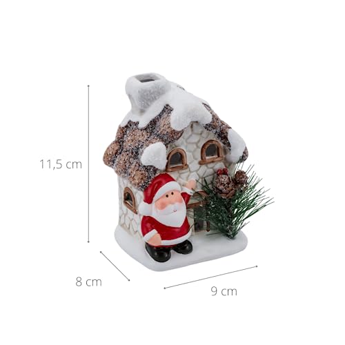 CASINHA DEC PAP NOEL 1LED 9X8X11,5CM