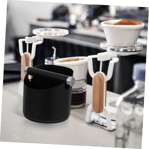 Bac à café expresso Hemobllo en acier inoxydable noir compact - 7