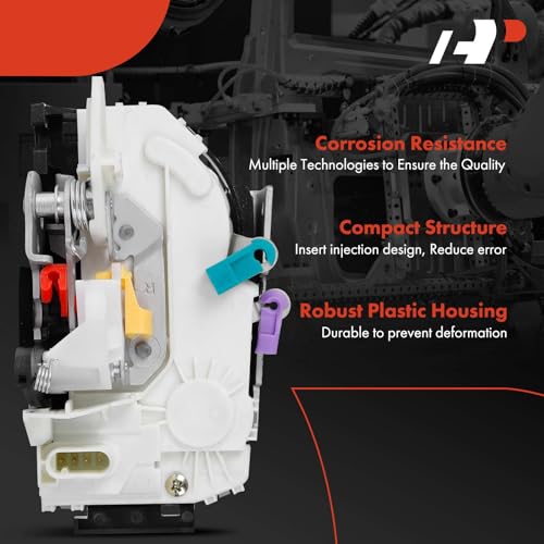Image of A-Premium Door Lock Latch Actuator Compatible with Jeep | for Wrangler 2010-2018, Sport Utility - Front Right Passenger Side, Replace# 4589272AG
