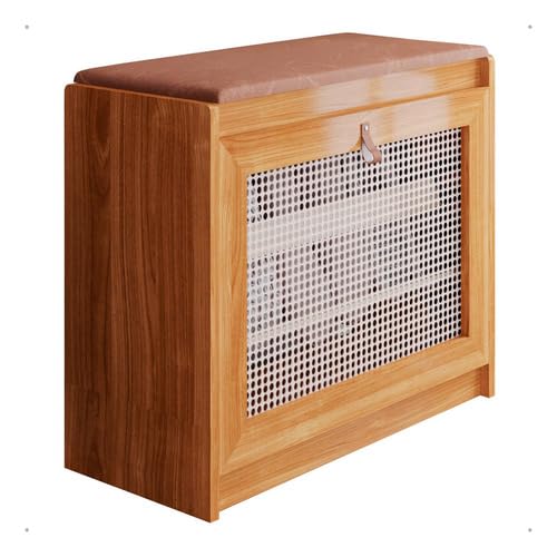 Sapateira Banco Classic Retrô Para Hall De Entrada Quarto Madeira...