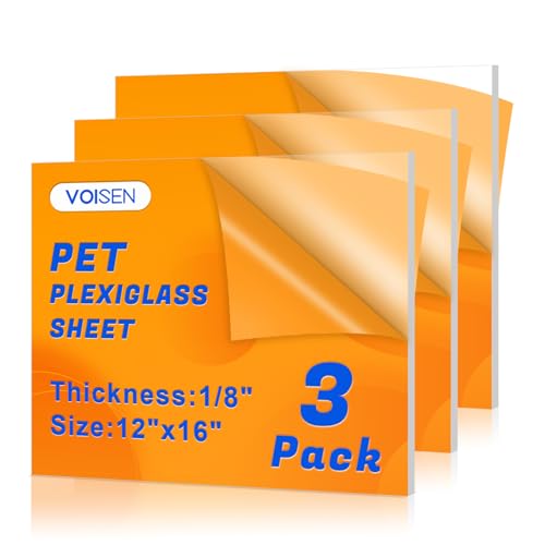 VOISEN 3 Pack Plexiglass Sheets
