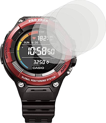 Preisvergleich Produktbild 4ProTec I 4X Schutzfolie MATT passgenau für Casio WSD-F21HR Displayschutzfolie Bildschirmschutzfolie Schutzhülle Displayschutz Displayfolie Folie