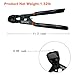Purseter PEX Pipe Clamp Cinch Tool Crimping Tools Crimper for Stainless Steel Clamps from 3/8-inch to 1-inch with 1/2-inch 10PCS and 3/4-inch 10PCS SS PEX Clamps