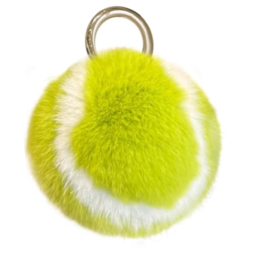 FmtwPhn Adorno de Pelota de Tenis | Llaveros y Lindos de Tenis | Dije para Viajes Oficina Escuela Estudio Diario | Bolso de Mano Maletín Trabajo Reuniones Automóvil