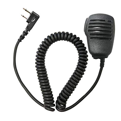 Amasu Remote Shoulder Speaker Microphone for Icom Radio V82 V85 IC-F3000 F3001 F3002