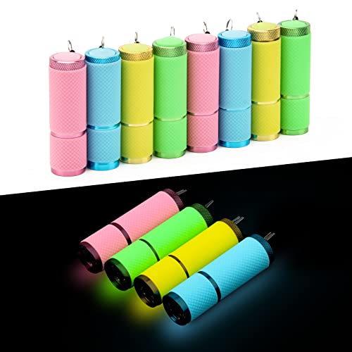 Lampe de poche 9 LED lot de 12 avec sangle pour randonnée nocturne et éclairage intérieur maison