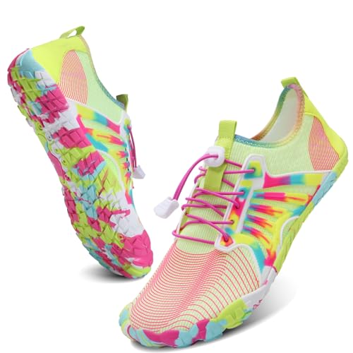 Image of Water Shoes for Men Barefoot Quick-Dry Aqua Sock Outdoor Athletic Sport Shoes for Kayaking, Boating, Hiking, Surfing, Walking