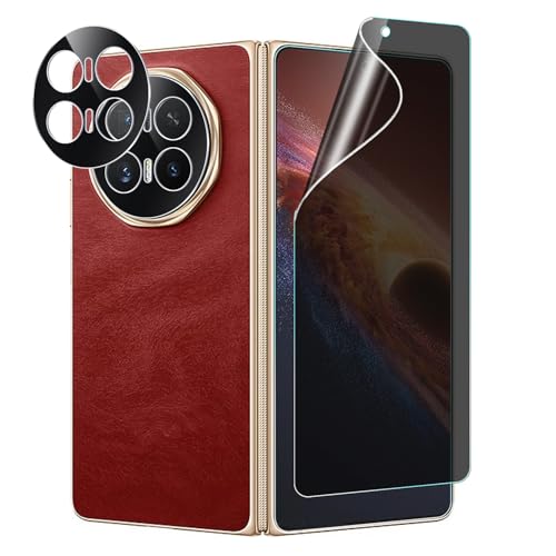Anti-espion Honor Magic V6 : Lot de 2+2 films TPU flexibles et protections objectif photo