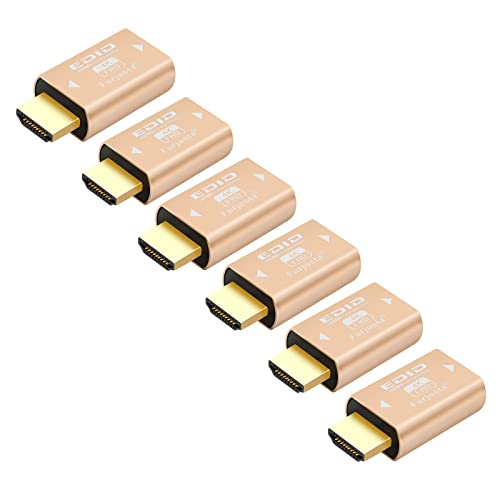 Furjosta Hdmi Edid �G�~�����[�^�[ �p�X�X���[ 4K �A���~�j�E���t�B�b�g �w�b�h���X�L�[�v���j�^�[�A�N�e�B�u�X�C�b�`�ƃG�N�X�e���_�[��EDID 3840x2160@59Hz 6P