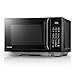 Toshiba 800W Flatbed Microwave Solo Digital 23L Black Microwave Oven with 11 Power Levels, 7 Auto Menus, Chef Defrost, +30S Express Cook, Easy Clean Without Turntable, Clock and Timer, MW3-EM23PFF(BK)