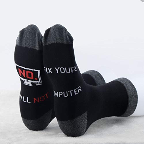 MBMSO Computer Programmer Socks Geek Gifts 2 Pairs No I Will Not Fix Your Computer Science Socks Gifts3