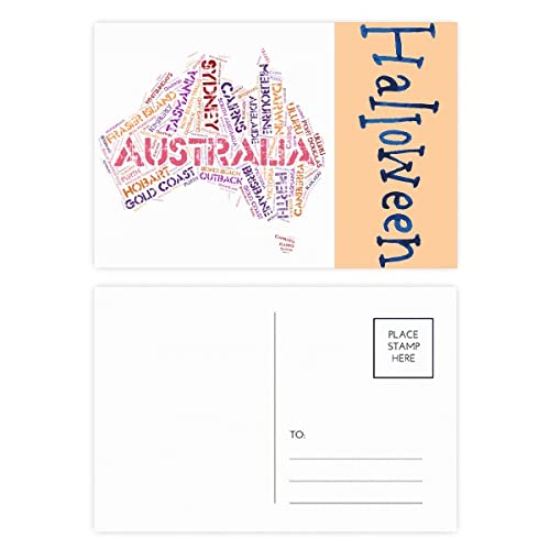 Cartes postales d'Australie pour Halloween : lot de 20 cartes pour rompre la monotonie