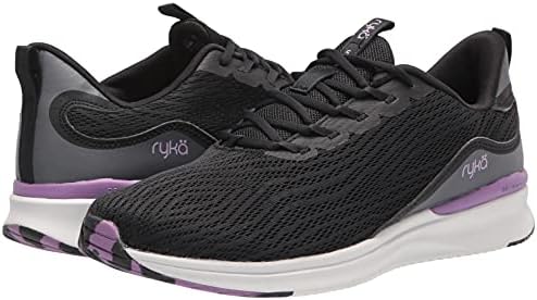 Ryka Women's Myriad Walking Shoe Black/Purple 8 M | Image 3