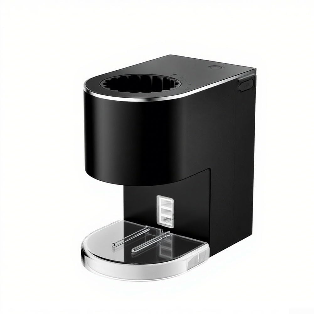 Distributeur de dentifrice intelligent pour salle de bain moderne noire