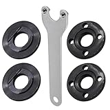 4.5' 5' 7' 5/8'-11 Universal Angle Grinder Wrench Kit (1 Wrench + Flange Lock Nut...
