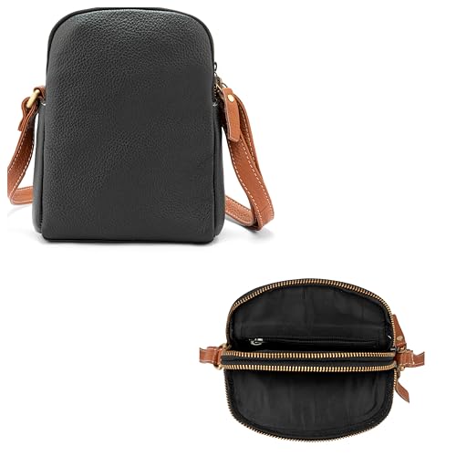 Image of Goatter Genuine Leather Small Sling Cross-Body Bag For Girls And Women's