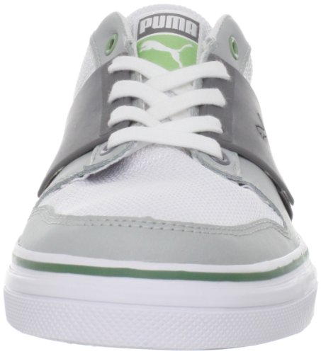 PUMA PUMA Men's el ace 2 mesh-m, White/Steel Gray, 7.5 D US