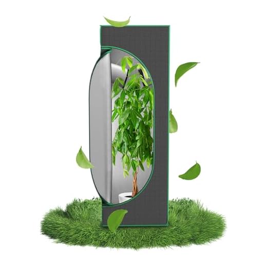 Melko Growbox 40x40x120 cm Growschrank Growzelt Zuchtzelte Zuchtschrank für Homegrowing Pflanzenzucht Ganzjährige Pflanze, Lichtdicht und Wasserdicht 15 PEILU Growzelt Komplettset für Hydrokulturen 40x40x120cm Zuchtzelte mit Transparentes Sichtfenster, Reflektierendes Mylar, Herausnehmbare Bodenwanne & Zubehörkanal für Hydroponik & Indoor-Anbau