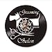 Produktbild TIANZly Dog Grooming Salon Vinyl Record Wall Clock Creative Handmade Art Home Decoration Led Clock Creative 3D Vintage Record Clock