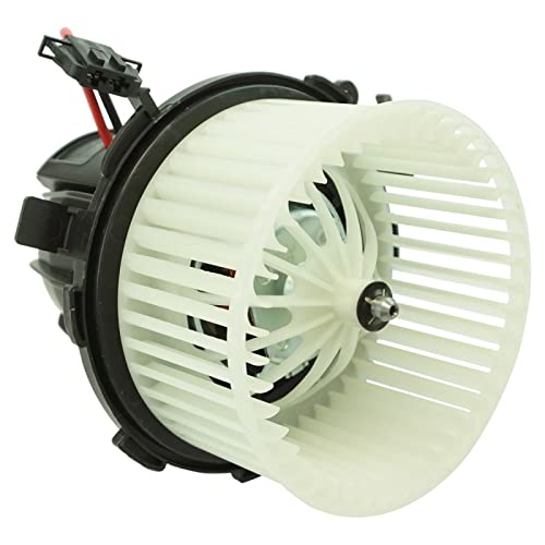 Image of TRQ HVAC Blower Heater Motor Assembly w /Wheel for Audi A4 A5 Q5 S4 S5