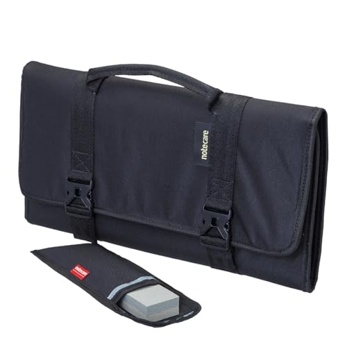 Porta Facas Master para 6 Facas 12polegadas + Bolsos Utensílios (Preto)