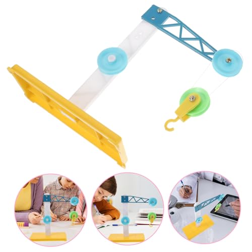Image of Toddmomy School Pulley Model 3 pcs Kids Pulley System for Classroom Science Kits & Toys Learning Tool for Home and School Demonstrates Work Force and Energy
