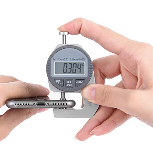 Medidor de espesor digital LCD 0-12.7mm con pantalla grande miniatura 5
