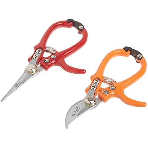 2-pack Q-yard Pruning Shear with Ultra Sharp Blade and Ergonomic Handle Cover