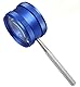 Meichoon Handlupe mit Metallgriff 35-fache Vergrößerung Für ältere Kinder Juwelier Handwerk Hobbys Antiker Schmuck Bewertung (50 mm) Blau UC28