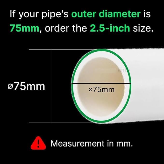 Image of ESEKSAFAR PVC Drain Backflow Valve Anti Rats Cockroaches, Snakes Backflow Strainer Cap,Cover,Hose Non Return Water for pipe (2pc-2.5 inch inch PVC Drain Valve)