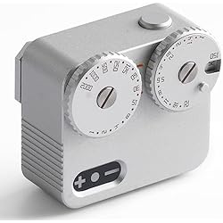 TTArtisa Light Meter II - Medidor de luz para fotografía de velocidad ISO con zapata fría, medición manual, compatible con varias cámaras, color plateado
