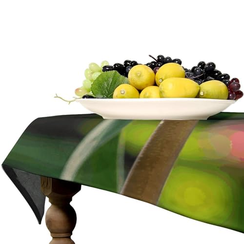 Nappe rectangulaire imperméable Blooming in The Garden 140x279 cm pour table de cuisine - 7