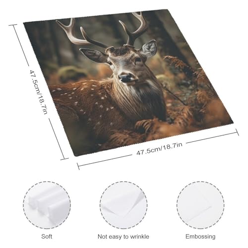 Servilletas de Tela Wild Deer 18.7" x 18.7" Cuadradas miniatura 2