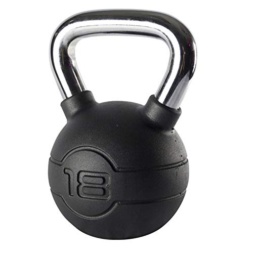 Jordan Fitness - Pesas Rusas (Cromo/Goma), tamaño 6 kg