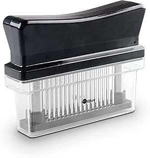 Duokon Fdit Ablandador de Carne 48 Cuchillas de Aguja Ultra Afiladas de Acero Inoxidable Tenderizadores Herramienta de Cocina Manual para Carnes