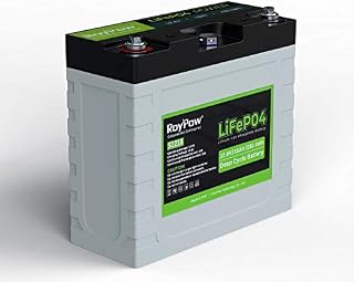 RoyPow 12V 18Ah Deep Cycle LiFePO4 Battery 3500-8000 Life Cycles Rechargeable Marine/RV Lithium Iron Phosphate Battery Built-in BMS Portable Power Station Fish Finder, Solar System, UPS, Tool Trailer