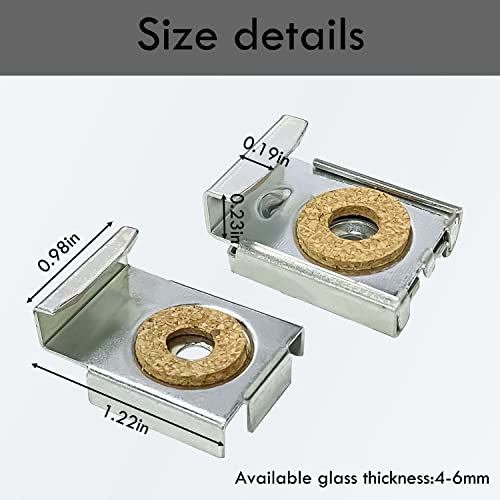 Clip per Specchio da Bagno Ganci, Ganci per