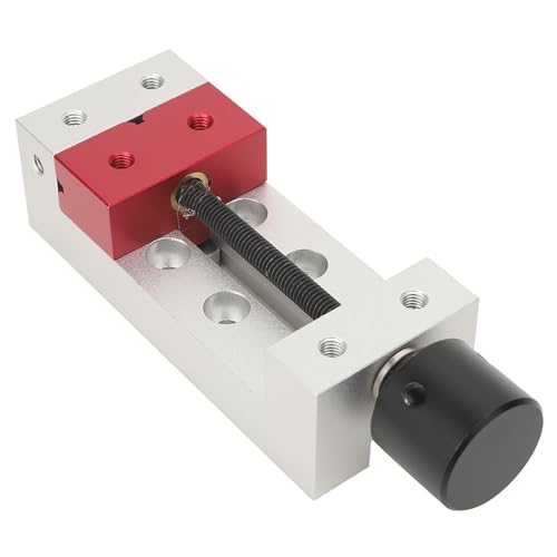 Mini Aluminum Flat Bench Vise, Drill Press Table Clamp for Enthusiasts