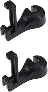 Uonlytech 2 Peças Ganchos Resistentes Suporte De Smartphone Suporte De Copo Suporte De Telefone Celular Gancho De Montagem De Telefone De Carro Ganchos De Carro Para Bolsas E Bolsas Gancho