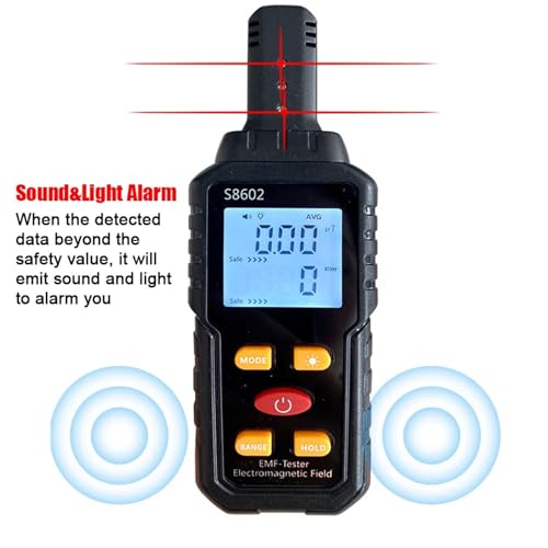 Medidor Gauss 3 en 1 Digital Radiación y Magnetismo miniatura 4
