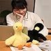 champracer Ente Kuscheltier, süßes Kuscheltier, Flauschig Weiche Entenplüsch, Duck Plüschtier, Geschenke für Mädchen und Jungen (35 cm,Gelb)